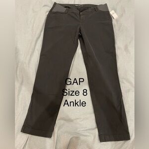GAP Charcoal Ankle Trousers Maternity